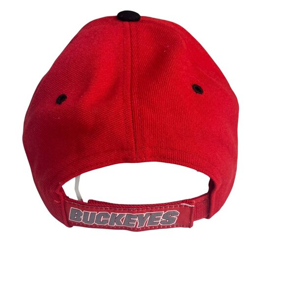 Ohio State Buckeyes Adjustable Hat Red OS Embroidered Big Ten Top Of The World - Picture 3 of 11